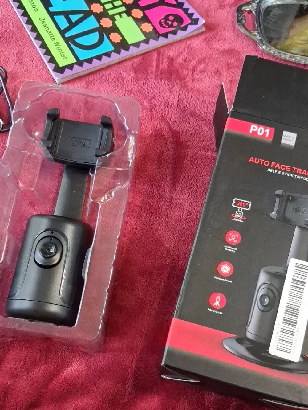 Po1 Black Phone Mount / Auto Face Tracking P01